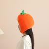 Children Headpiece With Cute Persimmon Design Fade Resistant Fabric Head Cover For Photo Props Holiday Celebrations