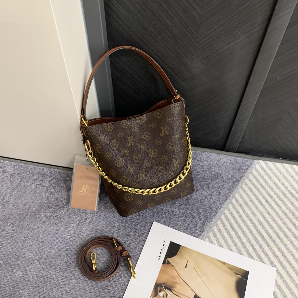 New Fashion Style Letter Bucket Bag Portable Shoulder Oblique Span Women's Bag