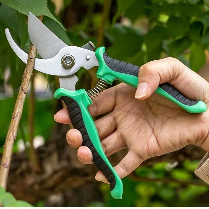 Stainless Steel Professional Gardening Shears Pruning Branches Fruit Trees Flowers Household Pruning Tools Shears