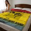 Throw High-Density Short Plush Blanket For Sofa Nap Room Soft Skin-Friendly 1980s Classic Retro Movie The Blues Brothers