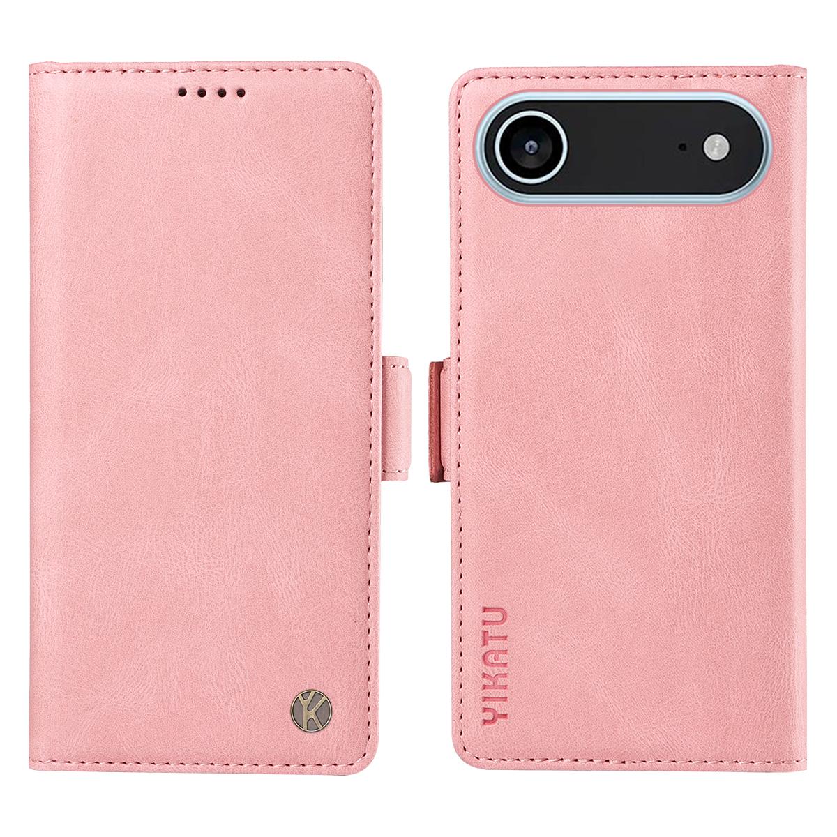 Для iPhone Кожаный чехол-кошелек YIKATU YK-005 с ощущением кожи D