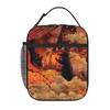 1 Piece For Students Food Container Burning Portable Pocket GODZILLA Zipper Closure Aluminum Foil Food Pouch For Travel