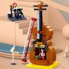 308 stücke 0817 Kreative Street View Violine Shop Montage Modell Bausteine ​​Spielzeug Haus Geschenke
