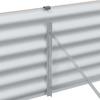 Raised Bed Light Brown 195 x 50 x 36 cm Galvanized Steel