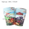 51pcs Lion King Party Tableware Include Tablecloth Plates Napkins Cups 10 Guests