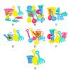 Beach Toy Digging Sand Set Sand Plaything Kids Educational Supplies Bright Color Exquisite Smooth Surface No Burrs Summer