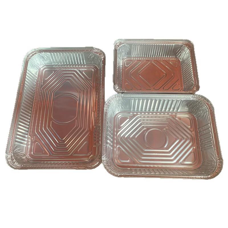Zhi Shi Thickened Square Aluminum Foil Food Containers