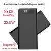 8-Section Detachable DIY Power Bank Kit with Super Fast Charging & Digital Display (18650 Solderless)