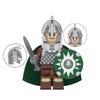 Kt1046 Blocs de construction Jouet Garde Chevalier Lo-han Ancien Matériau Plastique