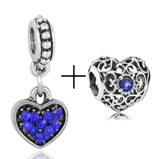 2 teile/los Hohe Qualität Kristall Herz & Lippen & Lippenstift Charme Anhänger Fit Diy Marke Armband Neckce Für Frauen Männer schmuck Machen