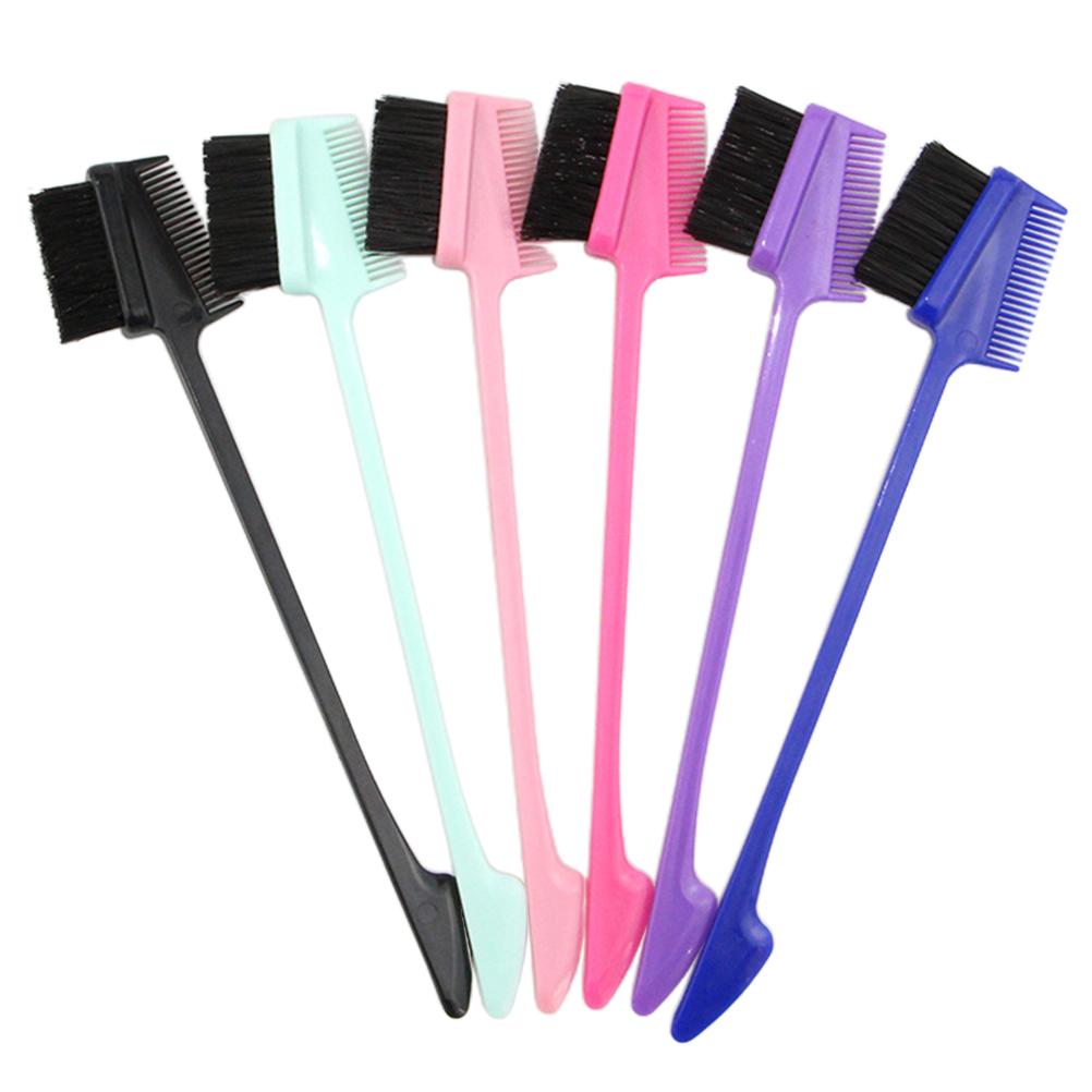 

7шт 2 в 1 Кисть для бровей Расческа Кисти Профессиональная расческа для бровей Кисть для макияжа ресниц