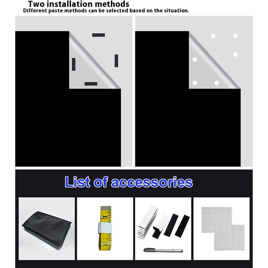 2025 New Portable Blackout Curtains Travel Window Cover DIY Cuttable Light Blocking Bedroom Privacy Protection Curtain Magnetic