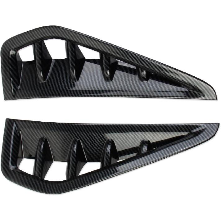 Korlot Side Body Vent Cover Trims Accessories for 2021-2026 RAM 1500 TRX/RHO (Carbon Fiber Style)