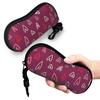 pink hearts gift for lover Glasses Case Gifts For Women Men  Box  Eyeglasses Box Charming Eyewear Container