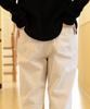 CHIQUITA Cotton 5-Pocket Pants Greige