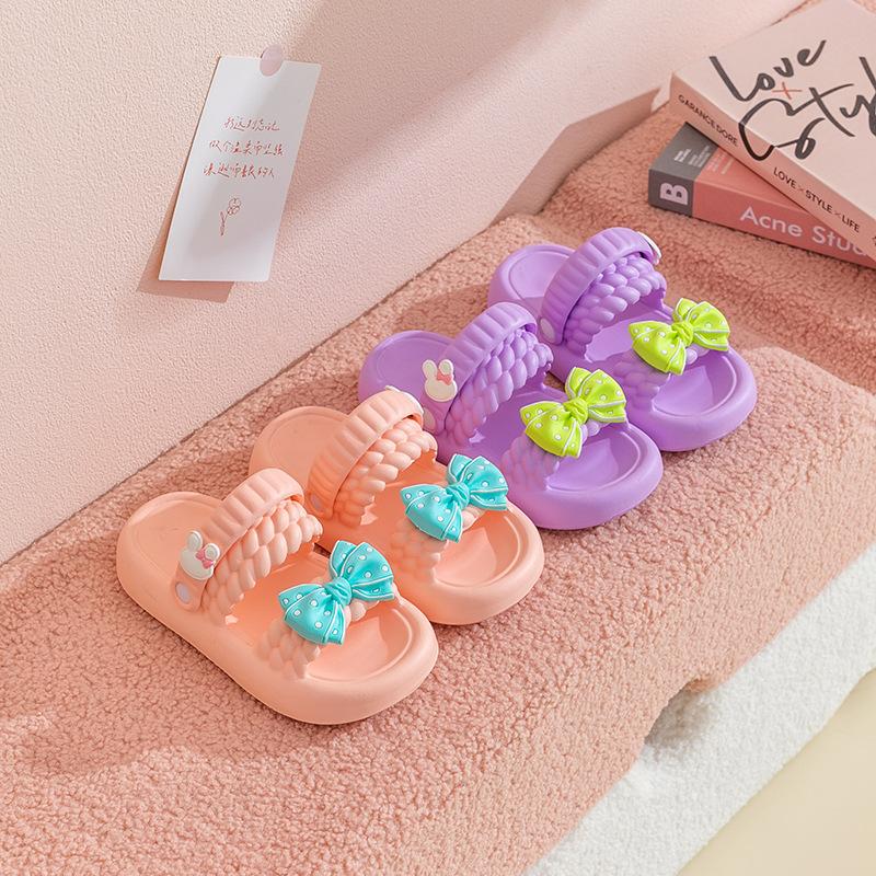 Summer Parent Child EVA Girls Sandals Kids Non Slip Beach Shoes Comfortable Breathable Outdoor Water Shoes