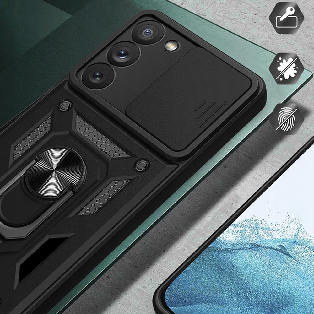 Case for Samsung Galaxy S23 Plus SLIDE ARMOR BACK + GLASS