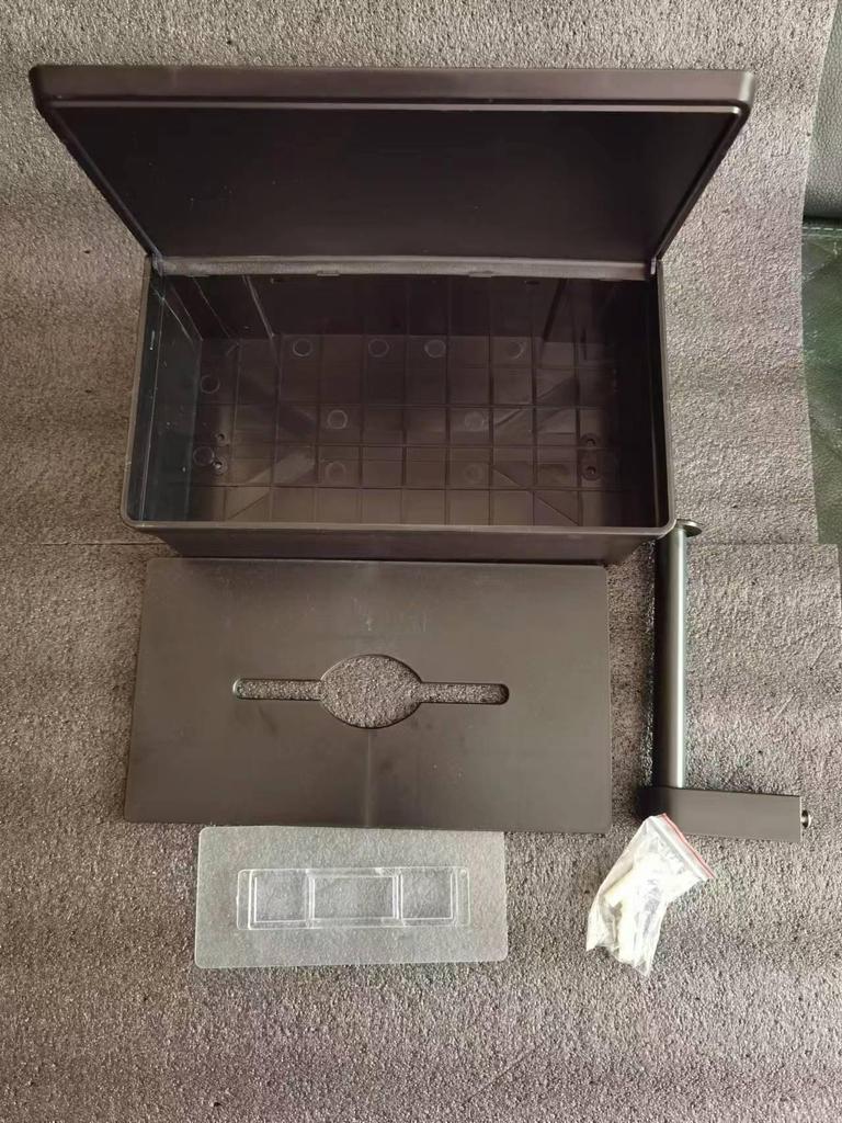 Box s držákem na toaletní papír 2 v 1 s policí a úložným boxem Box na role toaletního papíru pro montáž na stěnu