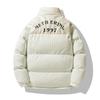 Winter High-quality Cotton Clothes Men's Letter Embroidery Corduroy Cotton Clothes Winter Bread Cotton-padded Clothes