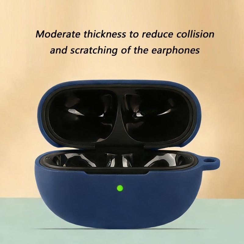 Shockproof Silicone Earphone Case Cover Dustproof Protections Wear Resistant Design for Clip 2 Earbuds
