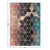 Ombre Dream Cubes Throw Blanket Luxury Throw For Baby Camping Custom Blankets
