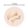 Hot Stamping, Thank You Stickers, Gratitude, Friends and Family, Thankyou, Circular, Self-adhesive Labels, Gift Decorations, Sealing Stickers