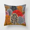 Multicolored Geometric Patterns Double-sided Printed Pillow Cover Short Plush Suitable Living Rooms Sofas Throw Cushion Cover