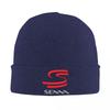 Logo Ayrton Senna Knit Hat Beanies Winter Hats Warm New Cap Unisex Women Gifts