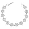 ZHUKOU 8 styles Gold Women's Bracelet CZ Crystal Zircon Shiny Bracelet Women Jewelry VL143