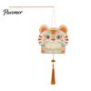 Mid-Autumn Festival Decorations Chinese New Year DIY Tiger Head Lantern Kit, Traditional Handheld PP Kindergarten Art Activity Kits Craft with