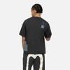 Evisu Seagull Brush Print And Patchwork Wide Casual Short Sleeve T-Shirt Men Tops 2ESHTM4TS7082RXCT