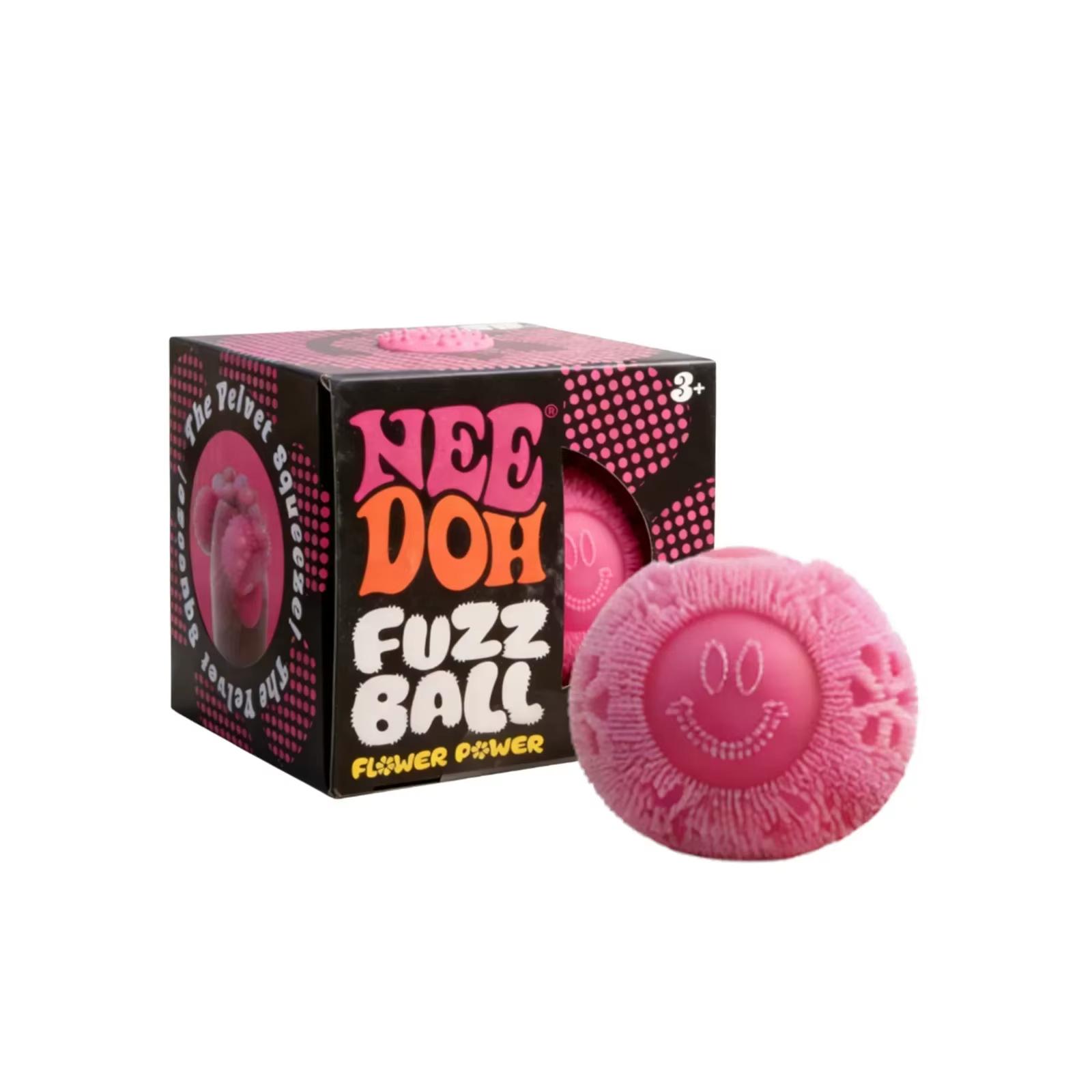 NeeDoh Fuzz Ball Blind Box Serie - Zacht Stressverlichtend Speelgoed Leuk Bureau Ornament voor Drukverlichting roze