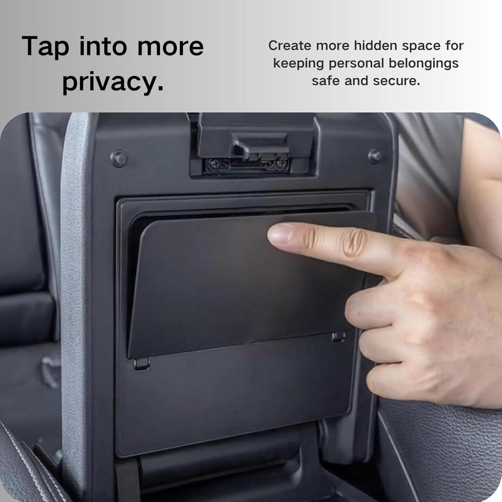 2PCS Center Console Organizer For 2025 Toyota 4Runner 6Th Gen Accessories Interior Ert Armrest Storage Tray And Hidden Storage Box