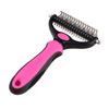 Dual-Sided Pet Grooming Rake Comb for Dogs - Detangling & Shedding Tool