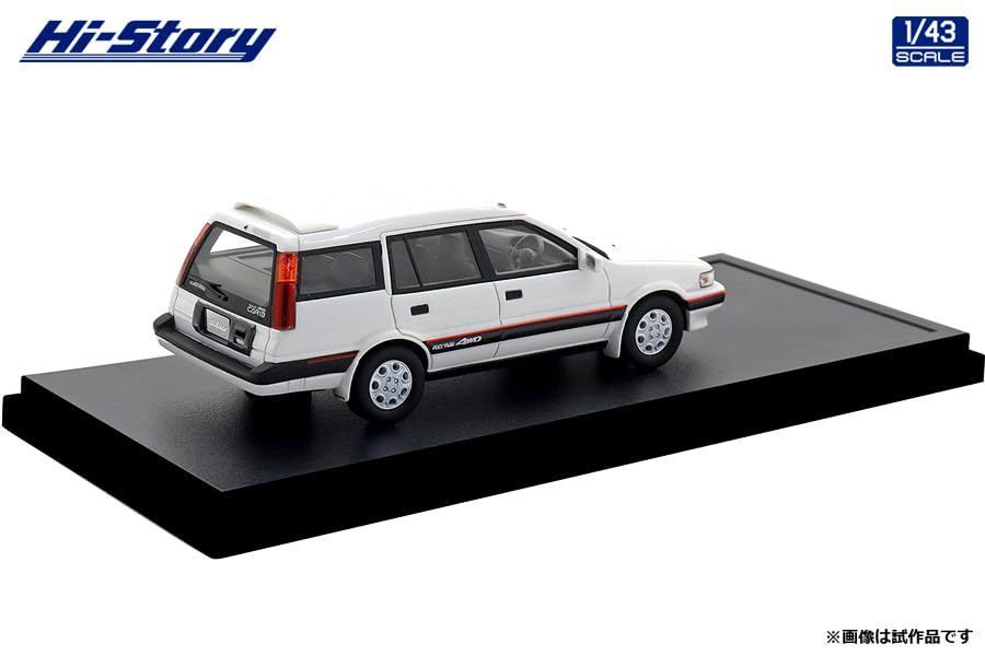 INTERALLIED Hi Story 1/43 Scale Toyota SPRINTER CARIB AV-II TOURING SPECIAL (1988) Super White II Finished Model HS520WH