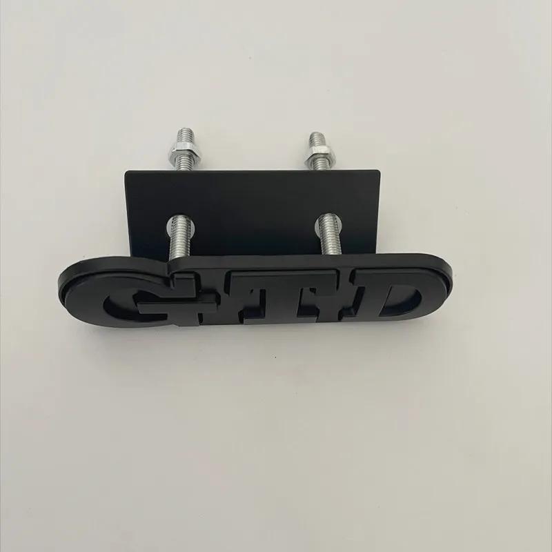RUNTB1 3D Metal Front Grille GTD Logo Emblem Rear Trunk Badge Stickers For Volkswagen VW Golf 2 4 5 6 7 R MK2 MK3 MK4 Car Accessories