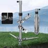 Transportable Aluminum Fishing Brasket Highlighting Constructed in Attract Tray for Stable Comfortable Outdoor Angling