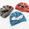New Striped Wool Hat Printed Rabbit Ears Baby Children's Thermal Insulation Versatile Thermal Insulation