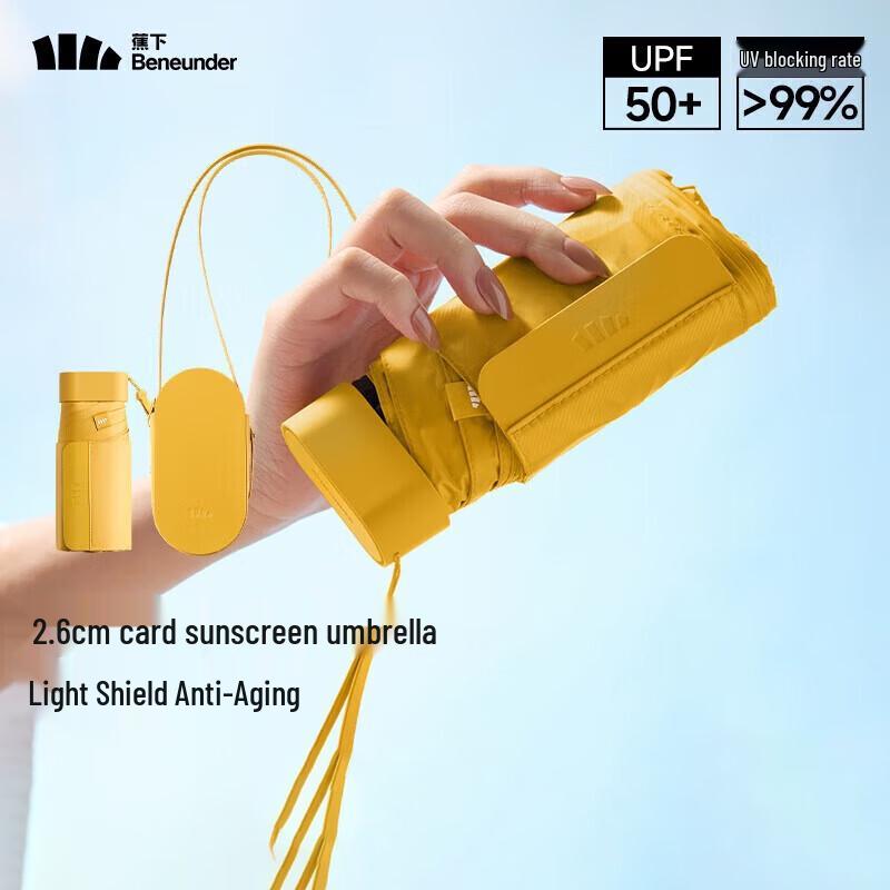 Beneath the Banana Tree Compact UV Protection Umbrella