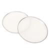 2PCS 6.5in Drumhead Replacement Waterproof Polyester Film Drum Head Jazz Drum Accessory White
