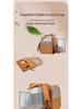 Expandable Breathable Pet Backpack: Large Capacity, Double Shoulder & Handheld for Dogs and Cats