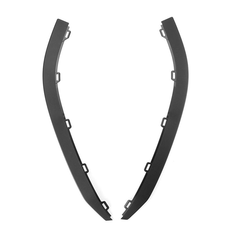 A51K-1 Pair Car Front Bumper Lip Lower Spoiler Valance Trim For VW Golf MK7 GTI 2015 - 2017 5GG8059039B9, 5GG8059049B9 Replaceme