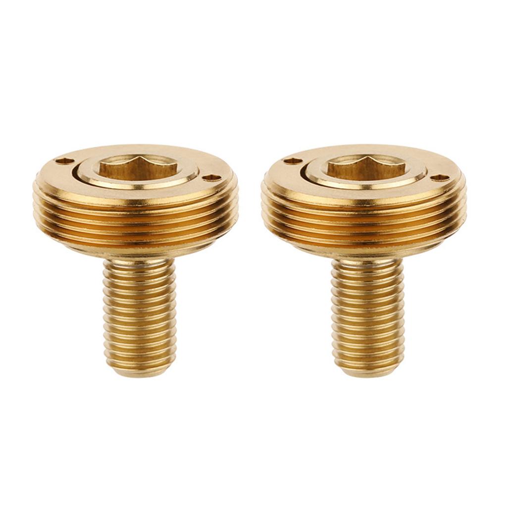 2Pcs 8mm Thread Screws Waterproof Sandproof Bicycles Crank Screws Inner Hexagon Threaded Screws Screw Lock Bike Bolts