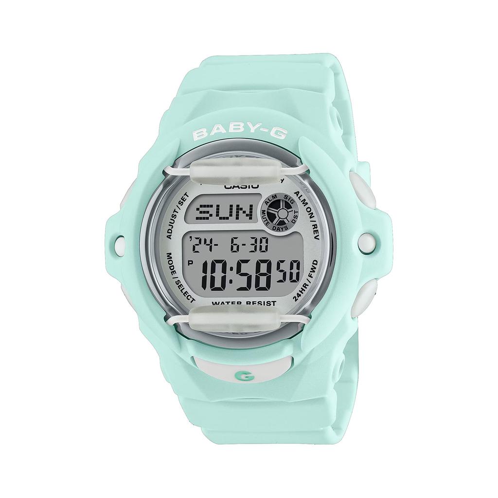 Casio Women's Baby G Watch 039 Light Mint BG169R-3 46mm Resin