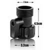 12 PCS Garden Hose Shut Off Valves For Water Control Hose Repair Extension Water Connector Extender Valves With Switch  Watering