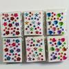 Mini Edelsteinaufkleber-Selbstklebend Mehrfarbig Sortierte Formen(Herzen,Sterne,Blumen)für DIY Basteln, Nagelkunst, Gesichts- und Körperdekoration