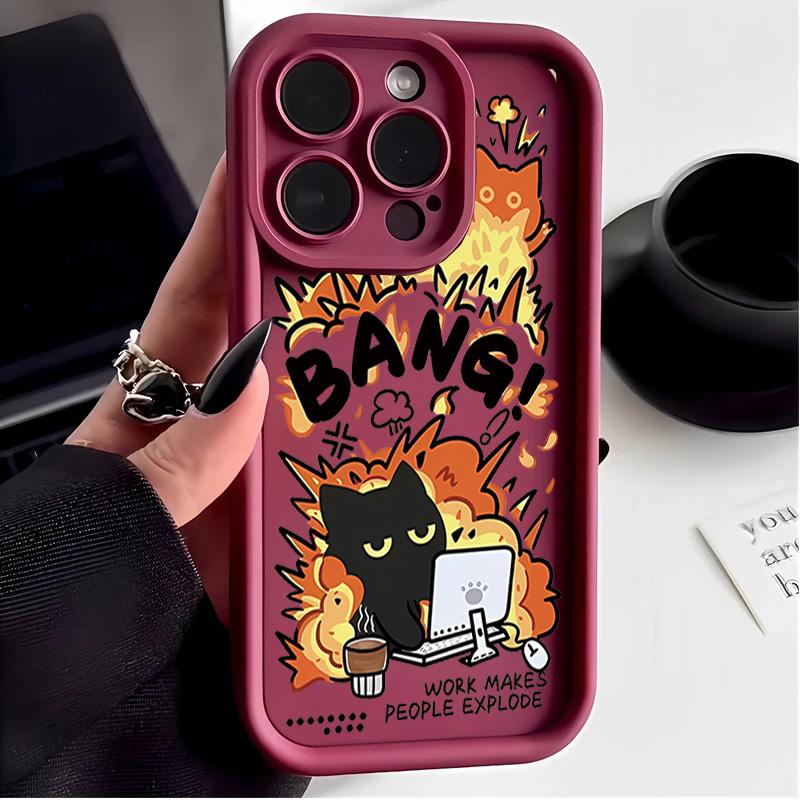 Funny Bang Cat Matte TPU Phone Case For Xiaomi 15T 14T POCO X8 Pro Max X7 X3 X5 X6 F5 F3 X5 F7 M7 M3 M6 Pro F8 15 Ultra 5G Couqe