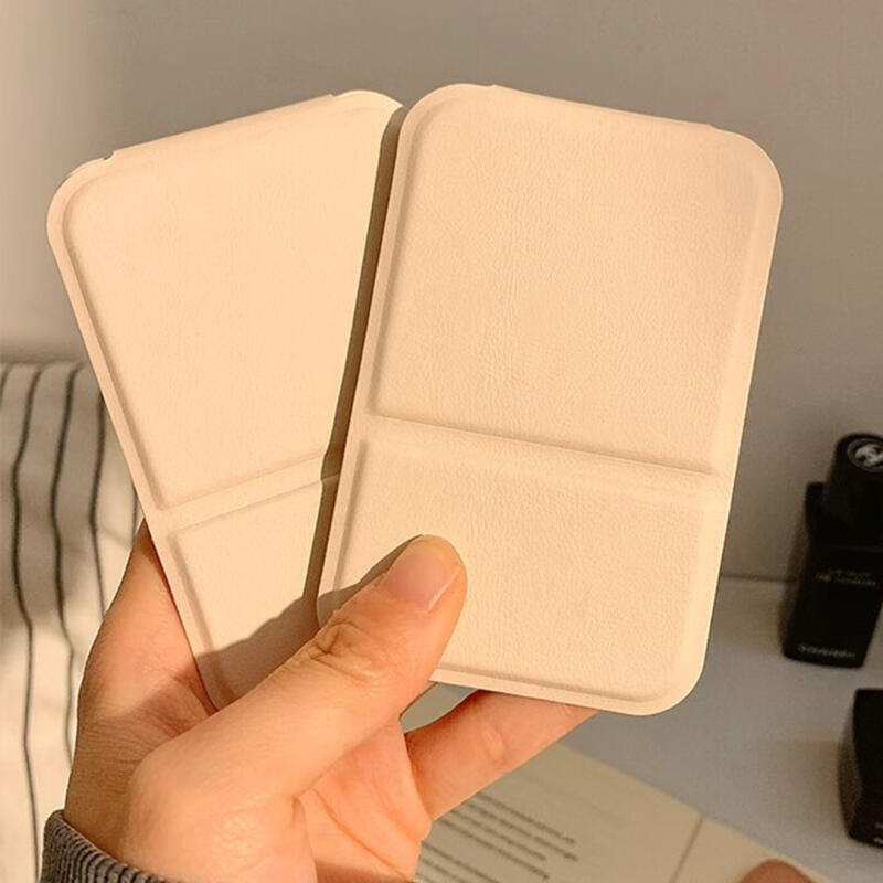 Folding Hand Mirror Mini Portable Mother-of-Pearl Lacquerware