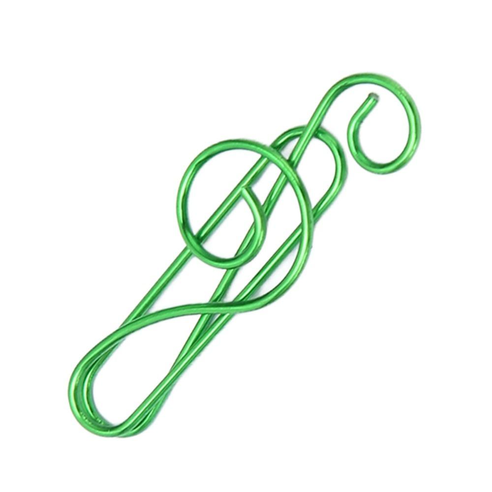 

100 Pcs Gold/ Green Fancy Paperclips Anti Slip Cool Paper Clips Cute Cute Planner Clips Office