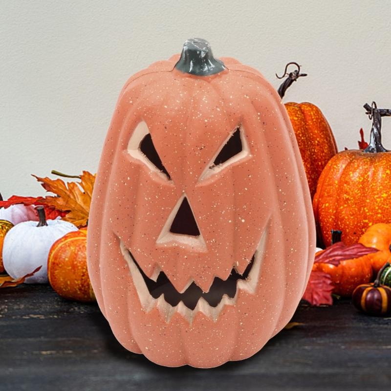 Halloween Pumpkin Outdoor Decoration Weather Resistant HDPE Materials Easy Assembly For Yard Parties Halloween Decors